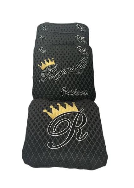 Reynolds Bags Pro Style Cornhole Bags Black Reynolds Bags- Fracture