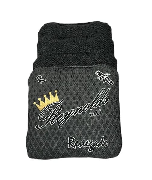 Reynolds Bags Pro Style Cornhole Bags Black Reynolds Bags- Renegade