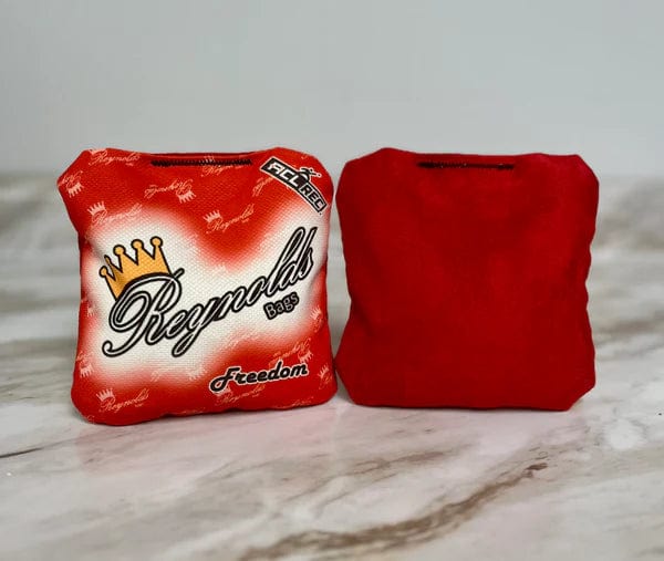 Reynolds Bags Pro Style Cornhole Bags Red Reynolds Bags- Freedom Rec Stamp