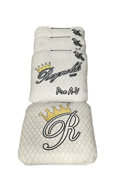 Reynolds Bags Pro Style Cornhole Bags White Reynolds Bags - Pro A-V