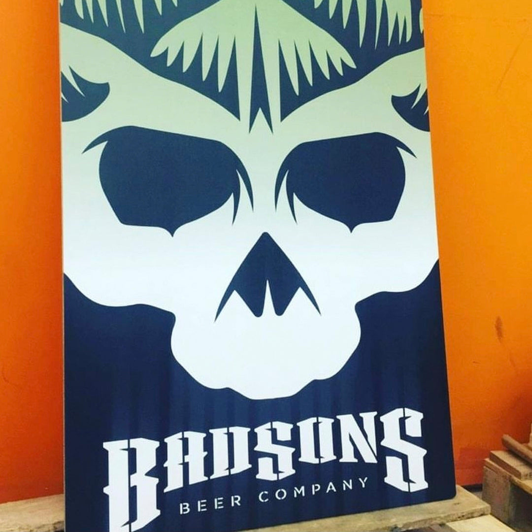 Slick Woody's Cornhole Co. Cornhole Board Custom All Weather Tournament Size Cornhole Boards (includes 8 bags)