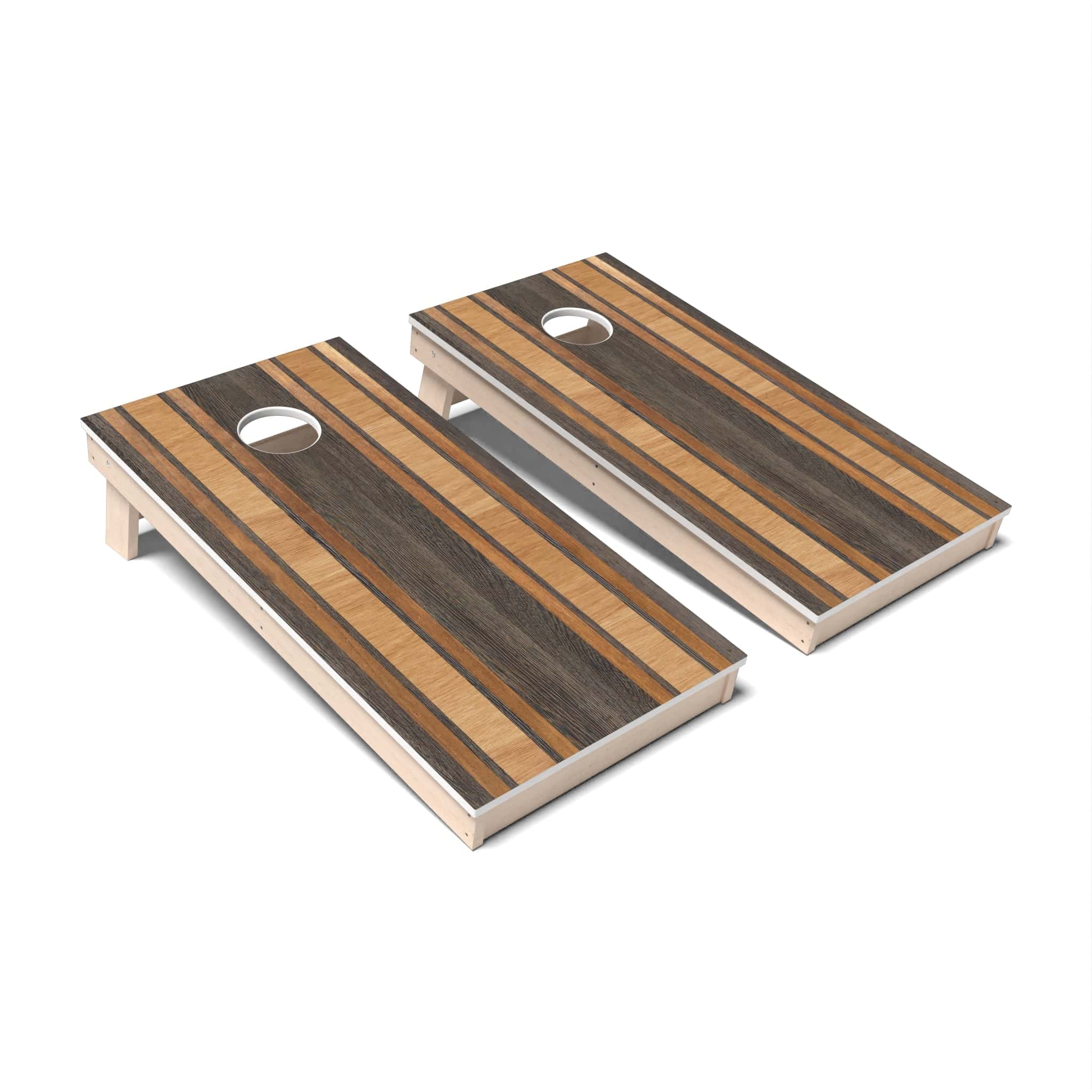 Geometric Wood Cornhole Boards - All Weather – Slick Woody's