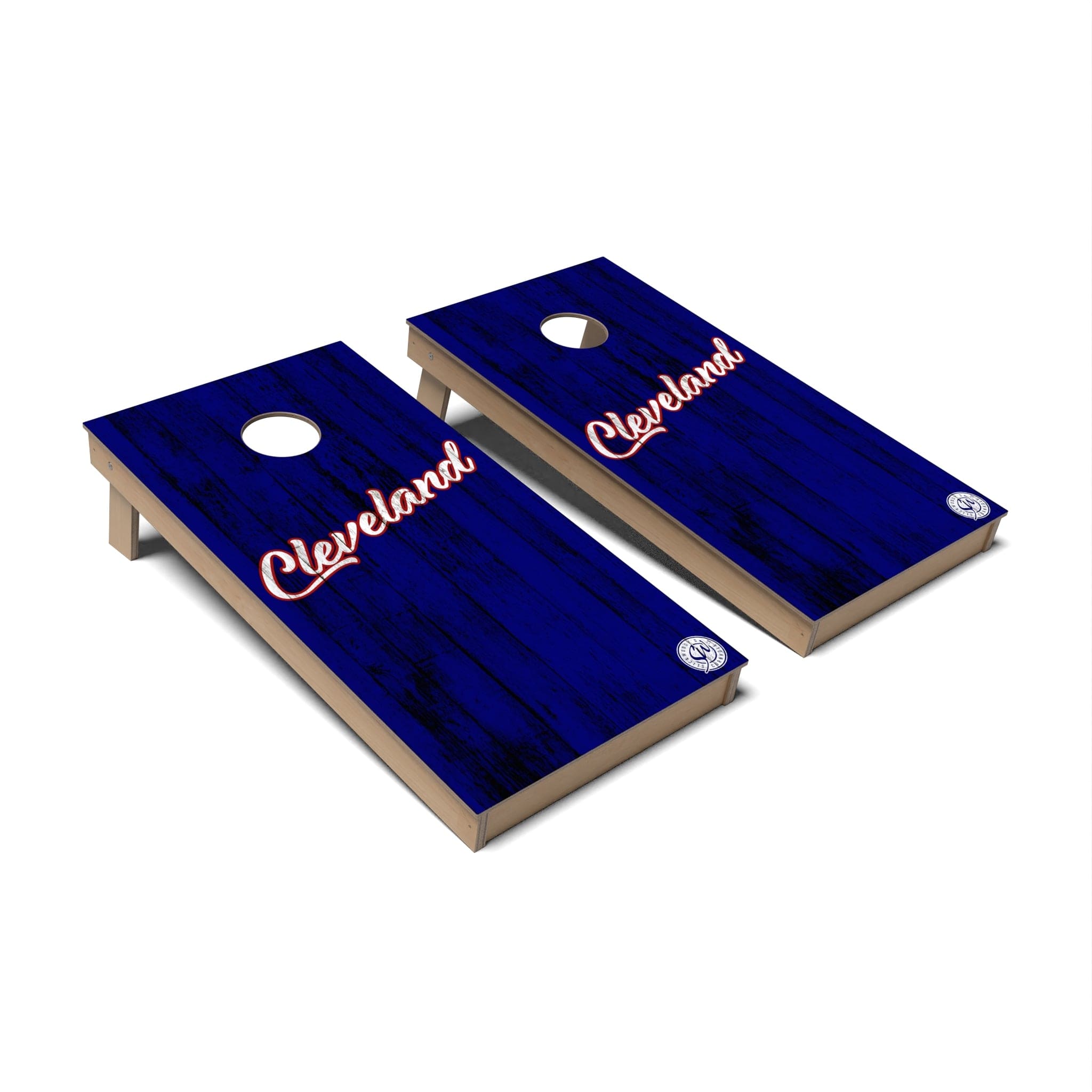 Cleveland Indians cornhole set selling