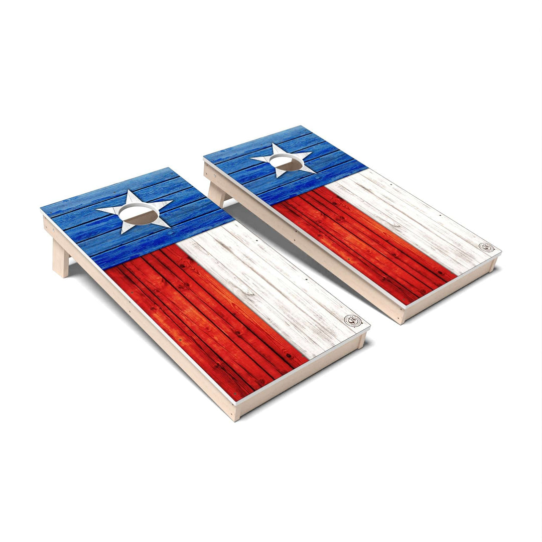 Slick Woody's Cornhole Co. Cornhole Board State Flag Texas Cornhole Boards - All Weather