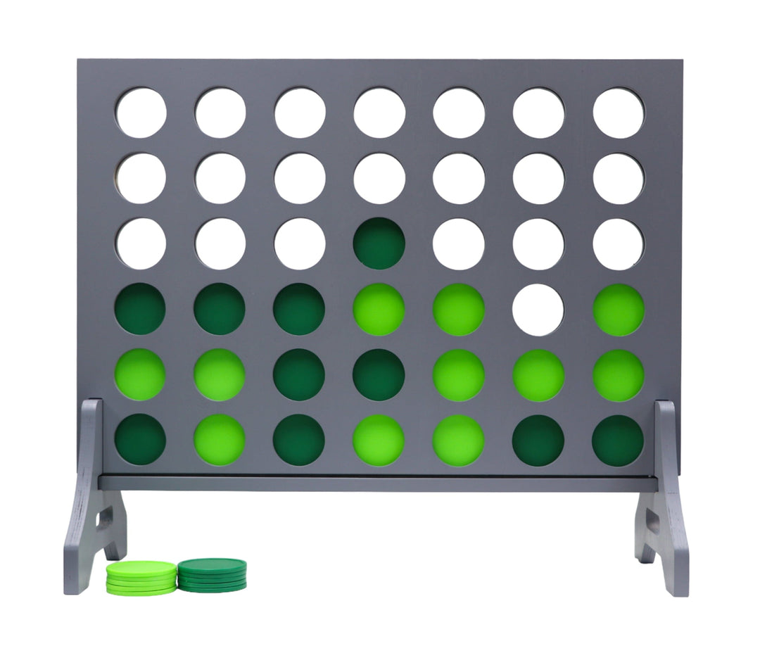 Slick Woody's Lime Green / Kelly Green Tailgating Pros Grey Giant 4 in a Row