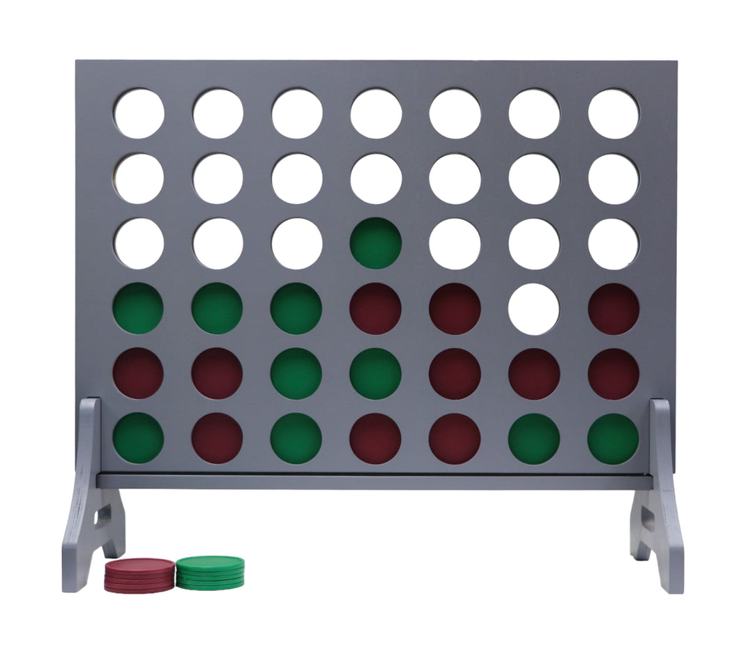 Slick Woody's Maroon / Kelly Green Tailgating Pros Grey Giant 4 in a Row