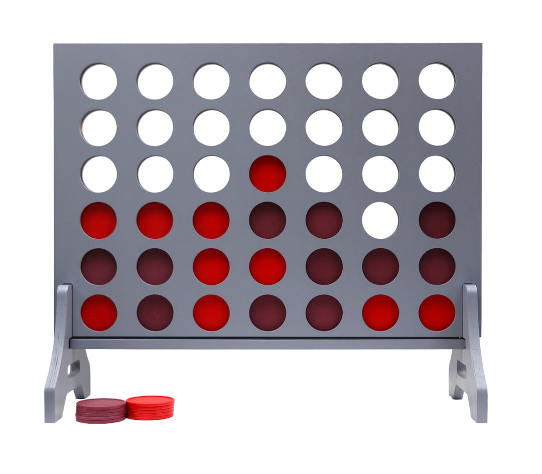 Slick Woody's Maroon / Red Tailgating Pros Grey Giant 4 in a Row