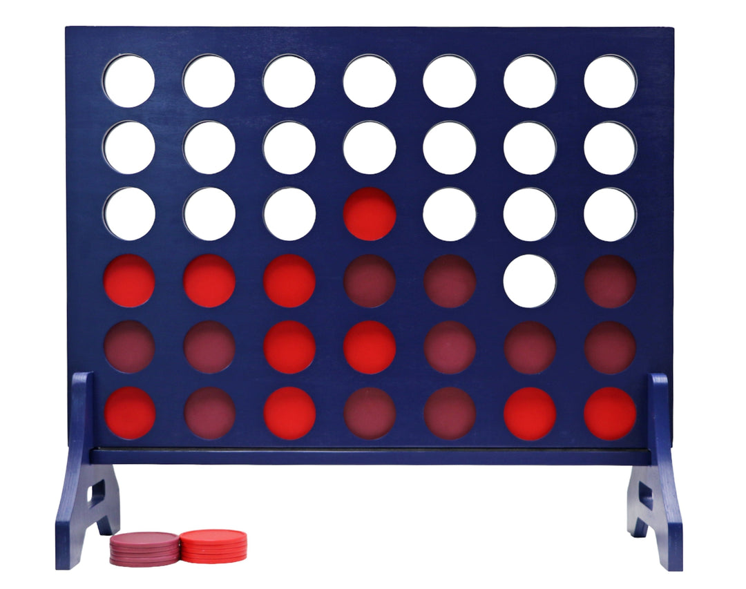 Slick Woody's Maroon / Red Tailgating Pros Navy Giant 4 in a Row