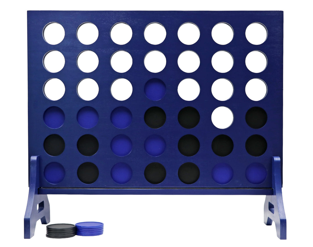 Slick Woody's Navy / Black Tailgating Pros Navy Giant 4 in a Row