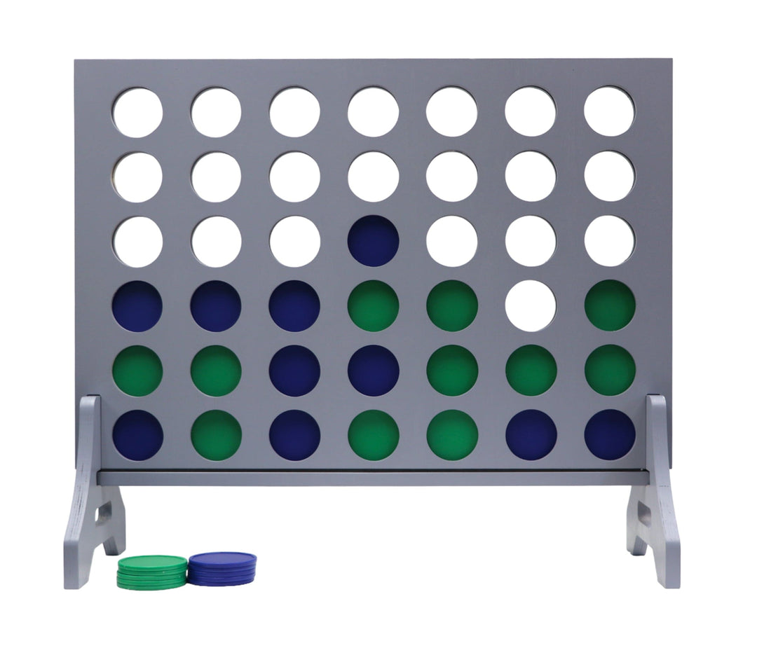 Slick Woody's Navy / Kelly Green Tailgating Pros Grey Giant 4 in a Row