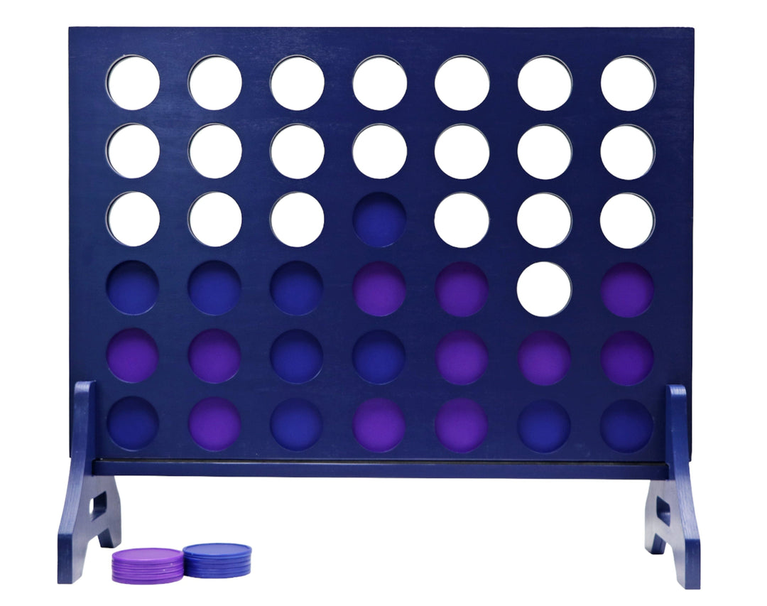 Slick Woody's Navy / Purple Tailgating Pros Navy Giant 4 in a Row