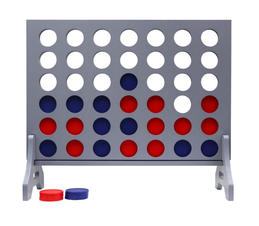 Slick Woody's Navy / Red Tailgating Pros Grey Giant 4 in a Row