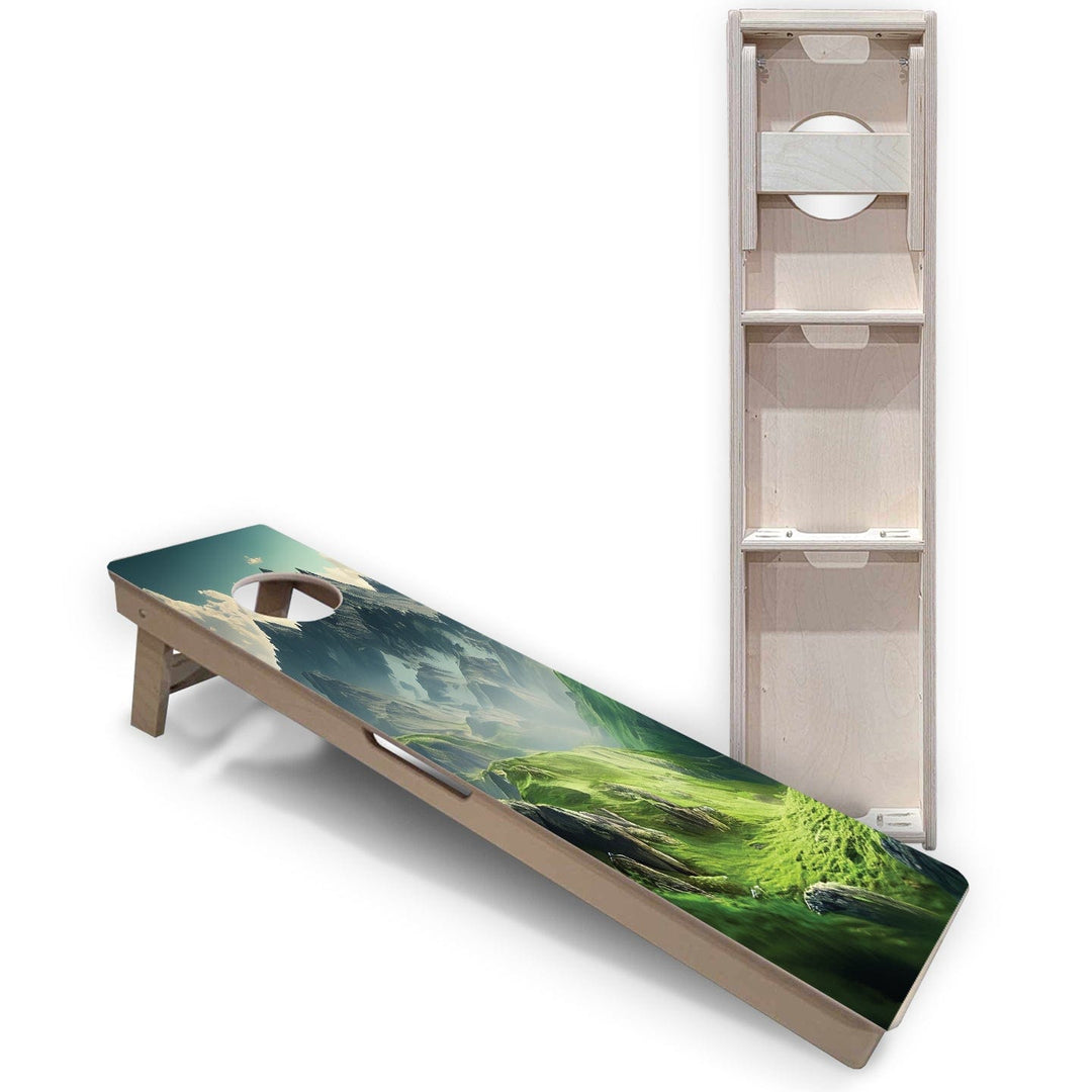 Slick Woody's Training Cornhole Boards- Ethereal Mountain - 12"x48"