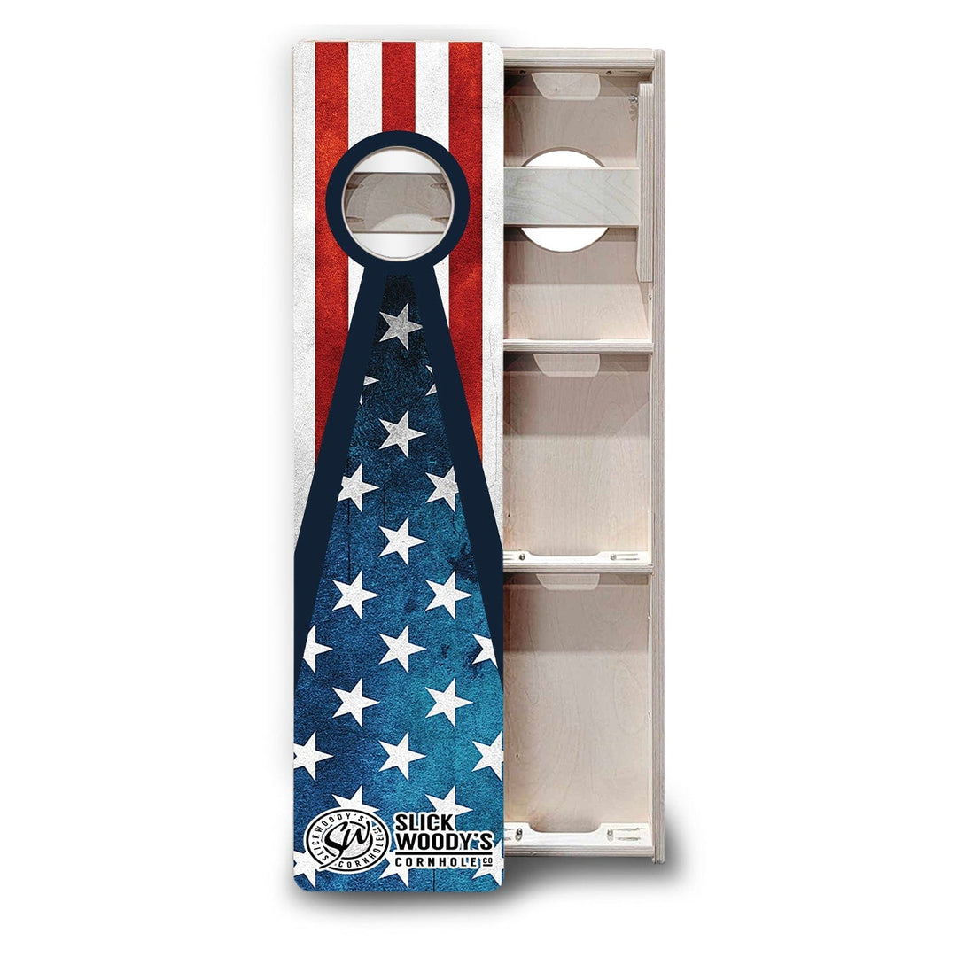 Slick Woody's Training Cornhole Boards- Stars and Stripes- 12"x48"