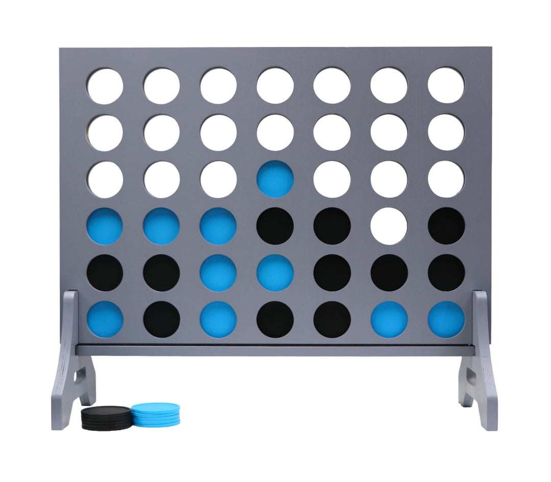 Slick Woody's Turquoise / Black Tailgating Pros Grey Giant 4 in a Row