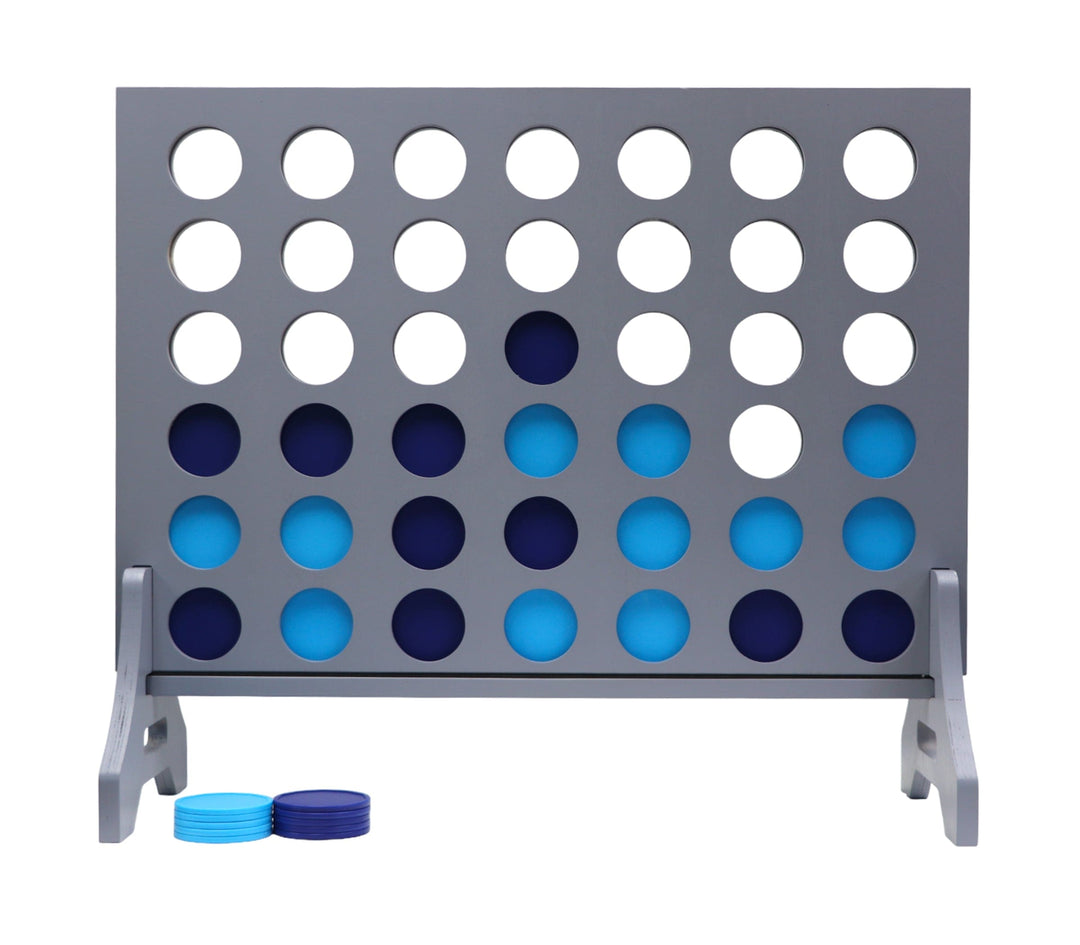 Slick Woody's Turquoise / Navy Tailgating Pros Grey Giant 4 in a Row