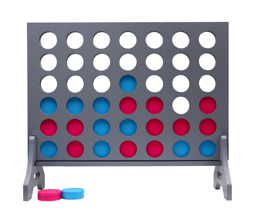 Slick Woody's Turquoise / Pink Tailgating Pros Grey Giant 4 in a Row