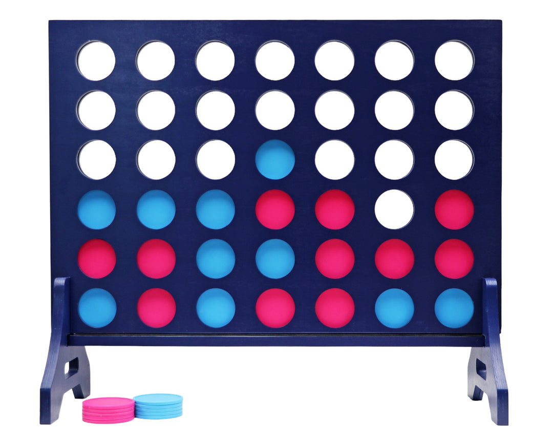 Slick Woody's Turquoise / Pink Tailgating Pros Navy Giant 4 in a Row