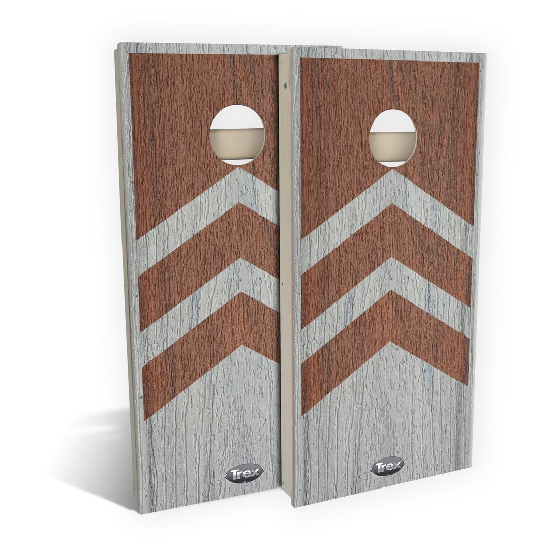 Trex Cornhole Board Foggy Wharf/ Hatteras Arrows Trex Cornhole Boards